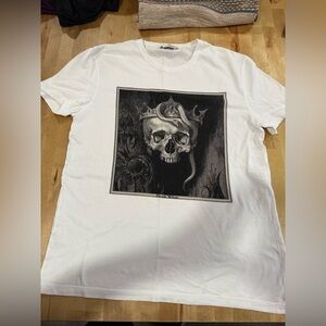 Alexander McQueen Placement Crown Skull Tee